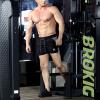 imageBROKIG Mens 5quot Gym Bodybuilding Shorts Lightweight Fitness Weightlifting Workout Short with Zipper PocketsBlack