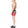 imageBROKIG Mens 5quot Lightweight Gym Bodybuilding Shorts Summer Workout Fitness Short Rear Zip PocketXXLargeRed