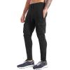 imageBROKIG Mens Cargo Workout Joggers Pants Tapered Gym Athletic Tactical Slim Sweatpants Men with PocketsBlackBeige