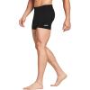 imageBROKIG Mens SSS Swim Jammers Endurance Team Lap Swimsuit Short Swimming Trunks Training Racing Beach Shorts3 Black