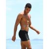 imageBROKIG Mens SSS Swim Jammers Endurance Team Lap Swimsuit Short Swimming Trunks Training Racing Beach Shorts3 Black