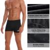 imageBROKIG Mens SSS Swim Jammers Endurance Team Lap Swimsuit Short Swimming Trunks Training Racing Beach Shorts3 Black
