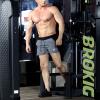 imageBROKIG Mens 5quot Lightweight Gym Bodybuilding Shorts Summer Workout Fitness Short Rear Zip PocketXLargeGray