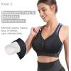 imageBROKIG 4Able Lift Contour Sports Bra for Women Wirefree Seamless Padded Medium Support Workout Gym Racerback Yoga BrasDark Grey