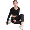 imageBROKIG Womens Lightweight Joggers PantsCasual Gym Running Workout Sweatpants with PocketsBlack