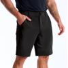 image:imageBROKIG Mens AdiArmor Golf Shorts 9 Stretch Lightweight Casual Dress Shorts for Men with 5 Pockets Quick DryBlackdark Gray