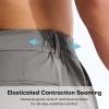 image:imageBROKIG Mens AdiArmor Golf Shorts 9 Stretch Lightweight Casual Dress Shorts for Men with 5 Pockets Quick DryBlackdark Gray