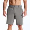 image:imageBROKIG Mens AdiArmor Golf Shorts 9 Stretch Lightweight Casual Dress Shorts for Men with 5 Pockets Quick DryDark Gray