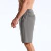 image:imageBROKIG Mens AdiArmor Golf Shorts 9 Stretch Lightweight Casual Dress Shorts for Men with 5 Pockets Quick DryDark Gray