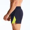 image:imageBROKIG Mens LightArmor Training Gym Shorts with Zip Pocket3 Quick Dry Cooling Summer Running Shorts for Beach WorkoutBlackBlackNavy