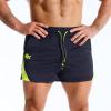 image:imageBROKIG Mens LightArmor Training Gym Shorts with Zip Pocket3 Quick Dry Cooling Summer Running Shorts for Beach WorkoutBlackBlackNavy