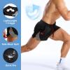 image:imageBROKIG Mens LightArmor Training Gym Shorts with Zip Pocket3 Quick Dry Cooling Summer Running Shorts for Beach WorkoutBlackDark Grey