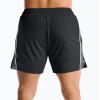image:imageBROKIG Mens DriArmor Workout Athletic Shorts 5 inch Lightweight Stretch Gym Short with Mesh Zip PocketsBlack