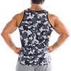 image:imageBROKIG Mens Irregular Gym Tank Tops 3 Pack Lightweight Quick Dry Running Sleeveless Shirts Bodybuilding TeeCamouflage Grey