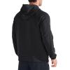 image:imageBROKIG Mens Armzip Casual Hoodie PulloverWaffle Knit Long Sleeve Warm Jacquard Loose Lounge Hooded SweatshirtsBlack