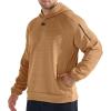 image:imageBROKIG Mens Armzip Casual Hoodie PulloverWaffle Knit Long Sleeve Warm Jacquard Loose Lounge Hooded SweatshirtsBlackgray