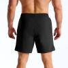image:imageBROKIG Mens AdiArmor Running Shorts with Zip Pockets Lightweight Gym Workout Short for Hiking CasualBlack