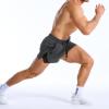 image:imageBROKIG Mens LightArmor Training Gym Shorts with Zip Pocket3 Quick Dry Cooling Summer Running Shorts for Beach WorkoutDark Grey