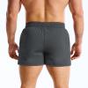 image:imageBROKIG Mens LightArmor Training Gym Shorts with Zip Pocket3 Quick Dry Cooling Summer Running Shorts for Beach WorkoutDark Grey
