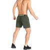 image:imageBROKIG Mens Lightweight Gym Shorts with Zip PocketStretch Fitted Quick Dry Athletic Shorts Men for Workout ExerciseArmy Green