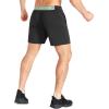 image:imageBROKIG Mens Lightweight Gym Shorts with Zip PocketStretch Fitted Quick Dry Athletic Shorts Men for Workout ExerciseBlack