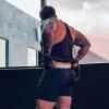image:imageBROKIG Mens Lightweight Gym Shorts with Zip PocketStretch Fitted Quick Dry Athletic Shorts Men for Workout ExerciseBlackLight Grey