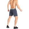 image:imageBROKIG Mens Lightweight Gym Shorts with Zip PocketStretch Fitted Quick Dry Athletic Shorts Men for Workout ExerciseDark Grey