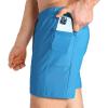image:imageBROKIG Mens Lightweight Gym Shorts with Zip PocketStretch Fitted Quick Dry Athletic Shorts Men for Workout ExerciseLight Blue