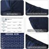 image:imageBROKIG Mens Lightweight Gym Shorts with Zip PocketStretch Fitted Quick Dry Athletic Shorts Men for Workout ExerciseNavy Blue