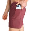 image:imageBROKIG Mens Lightweight Gym Shorts with Zip PocketStretch Fitted Quick Dry Athletic Shorts Men for Workout ExerciseRed