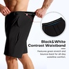 image:imageBROKIG AdiArmor Mens Golf Shorts 9 Lightweight Stretch Tailored Fit Casual Work Shorts with Zip PocketBlack