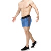 image:imageBROKIG Mens 5 Gym Bodybuilding Shorts Running Workout Lightweight Shorts Elastic Waistband with PocketsClassic Blue