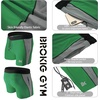 image:imageBROKIG Mens 5 Gym Bodybuilding Shorts Running Workout Lightweight Shorts Elastic Waistband with PocketsClassic Green