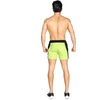 image:imageBROKIG Mens 5 Gym Bodybuilding Shorts Running Workout Lightweight Shorts Elastic Waistband with PocketsClassic Neon Green