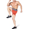 image:imageBROKIG Mens 5 Gym Bodybuilding Shorts Running Workout Lightweight Shorts Elastic Waistband with PocketsClassic Orange