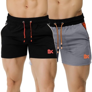 image:imageBROKIG Mens 5 Gym Bodybuilding Shorts Running Workout Lightweight Shorts Elastic Waistband with PocketsBlackgray