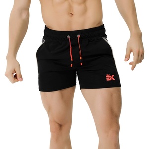 image:imageBROKIG Mens 5 Gym Bodybuilding Shorts Running Workout Lightweight Shorts Elastic Waistband with PocketsClassic Black
