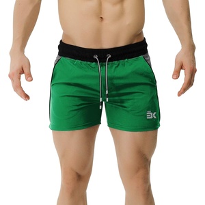 image:imageBROKIG Mens 5 Gym Bodybuilding Shorts Running Workout Lightweight Shorts Elastic Waistband with PocketsClassic Green