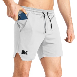 image:imageBROKIG Mens DriLite Workout Running ShortsStretch Bodybuilding Fitted Athletic Lightweight Tennis Shorts Zip PocketLight Gray