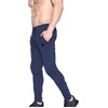 image:imageBROKIG Mens Zip Joggers Casual Gym Workout Track Pants2 Pack Blacknavy