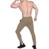 image:imageBROKIG Mens Zip Joggers Casual Gym Workout Track PantsBeige