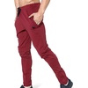 image:imageBROKIG Mens Zip Joggers Casual Gym Workout Track PantsBurgundy