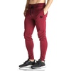 image:imageBROKIG Mens Zip Joggers Casual Gym Workout Track PantsBurgundy