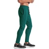 image:imageBROKIG Mens Zip Joggers Casual Gym Workout Track PantsDark Green