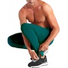 image:imageBROKIG Mens Zip Joggers Casual Gym Workout Track PantsDark Green