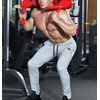 image:imageBROKIG Mens Zip Joggers Casual Gym Workout Track PantsHeather Grey