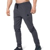 image:imageBROKIG Mens Zip Joggers Casual Gym Workout Track PantsShadow Grey