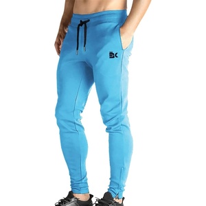 image:imageBROKIG Mens Zip Joggers Casual Gym Workout Track PantsLight Blue