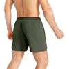 image:imageBROKIG 2Pack Mens 5 inch Stretch Lightweight Workout Running Shorts Fitted  Quick DryComfortableGymAthletic FitBodybuildingSplitLegInvisible Zip PocketSportPolyester Spandex BlendBreathableBlackArmy Green