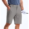 image:imageBROKIG 9 Mens Casual Golf Shorts Tailored Fit Work ShortsDark Grey